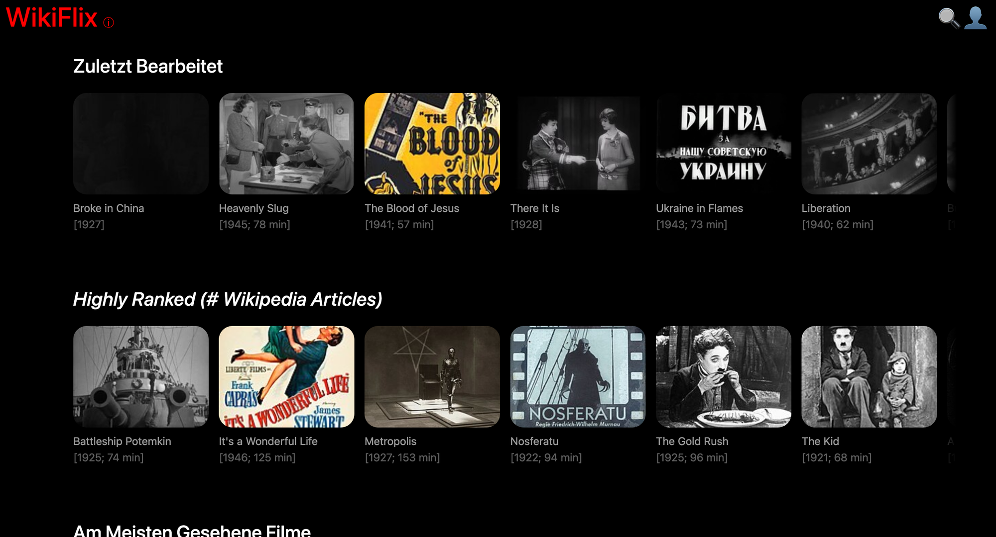 Mein Medienmenü - Woche 05/2024 & WikiFlix